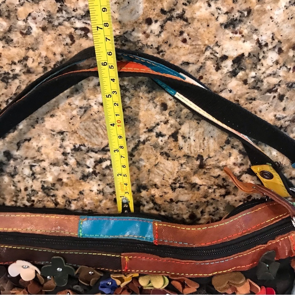 ✌️VINTAGE BOHO Leather Flower Bag - Picture 13 of 16